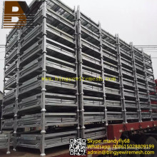 Wire Mesh Cage Folded Storage Container